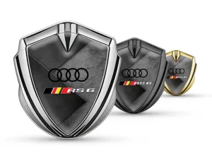 Audi Fender Abzeichen Luxus Finish Legierung Emblem